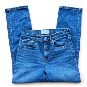 Everlane The Cheeky Jean Straight Leg High Waist Blue Denim 26